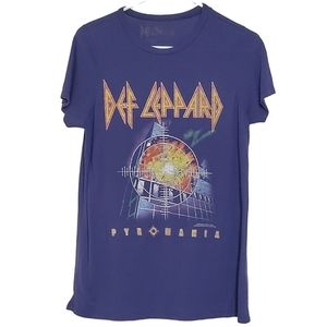 🎉Def Leppard Pyromania Band Tee Size XL *1273